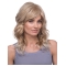 Wavy Ombre/2 Tone Layered Monofilament Medium Length Synthetic Women Wigs