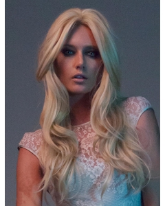 18"Blonde Wavy Fashionable Lace Front Synthetic Women Wigs 18"Blonde Wavy Fashionable Lace Front Synthetic Women Wigs