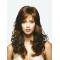 Preferential Wavy With Bangs Monofilament Lace Front  Remy Human Hair Long Wigs