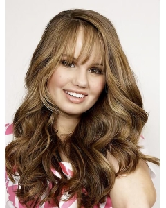 20'' Mature Brown Wavy With Bangs Monofilament Lace Front Long Human Hair Women Wigs 20'' Mature Brown Wavy With Bangs Monofilament Lace Front Long Human Hair Women Wigs