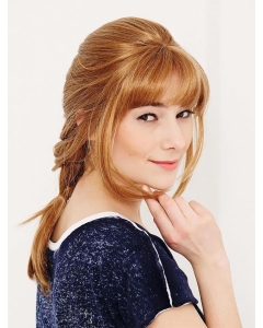 14'' Fashion Blonde Wavy Long Human Hair Wigs 14'' Fashion Blonde Wavy Long Human Hair Wigs