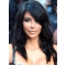 16'' Stylish Long Loose Wave Capless Kim Kardashian's Human Hair Wig 
