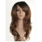 24'' Nice Brown Wavy Capless Long Synthetic Women Celebrity Wigs