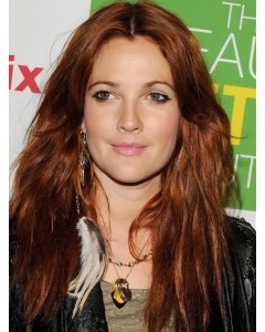 20 Inch High Quality Long Wavy Without Bangs Full Lace Copper Human Hair Wigs  20 Inch High Quality Long Wavy Without Bangs Full Lace Copper Human Hair Wigs