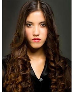 Stylish Auburn Wavy Without Bangs Capless Long Human Hair Women Wigs Stylish Auburn Wavy Without Bangs Capless Long Human Hair Women Wigs