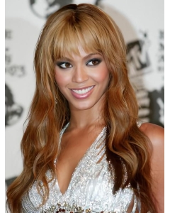 Online Auburn Wavy With Bangs Full Lace Long Beyonce Human Hair Wigs Online Auburn Wavy With Bangs Full Lace Long Beyonce Human Hair Wigs
