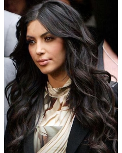 20'' Glamorous Long Body Wave Without Bangs Lace Front Human Hair Kim Kardashian Hairstyle wigs 20'' Glamorous Long Body Wave Without Bangs Lace Front Human Hair Kim Kardashian Hairstyle wigs