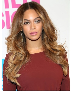Fantastic Long Wavy Blonde Without Bangs Beyonce Inspired Wigs Fantastic Long Wavy Blonde Without Bangs Beyonce Inspired Wigs