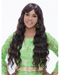 Exquisite Brown Wavy Long African American Wigs Exquisite Brown Wavy Long African American Wigs