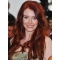 Online Long Wavy Hand Tied Copper Wigs 20 Inch