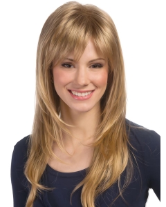 Fashionable Blonde Wavy Synthetic Long Wigs Fashionable Blonde Wavy Synthetic Long Wigs