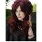 New Arrival Dark Red 18 Inches Wavy Lace Front Wigs