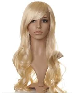 Faddish Blonde Wavy Long Synthetic Wigs Faddish Blonde Wavy Long Synthetic Wigs