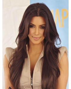 Kardashian Hairstyle Long Loose Wavy 26 Inches Lace Front 100% Real Human Hair Wig Kardashian Hairstyle Long Loose Wavy 26 Inches Lace Front 100% Real Human Hair Wig