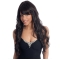 Flexibility Black Wavy Long African American Wigs
