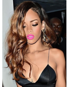 Rihanna Notable Long Layered Body Wave lace human hair wig 22 inches Rihanna Notable Long Layered Body Wave lace human hair wig 22 inches