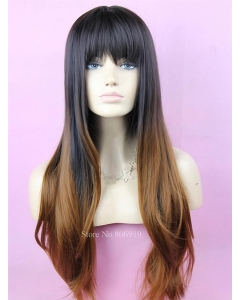 24 Inch long Wavy Style Lace Front 100% Remy Hair Ombre Wigs 24 Inch long Wavy Style Lace Front 100% Remy Hair Ombre Wigs