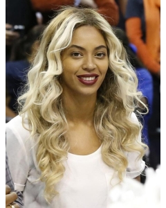Chic Style Beyonce 22 Inches Remy Hair Long Wavy Lace Wig Chic Style Beyonce 22 Inches Remy Hair Long Wavy Lace Wig