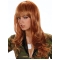 Popular Auburn Wavy Synthetic Long Wigs