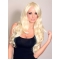 Durable Blonde Wavy Long Celebrity Wigs