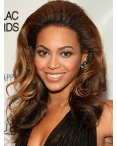 Beyonce Knowles 100% Indian Human Hair Queenlike Long Wavy Full Lace Wig about 18 Inches Beyonce Knowles 100% Indian Human Hair Queenlike Long Wavy Full Lace Wig about 18 Inches