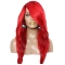 22 Inches With Side Bangs Lace Front Synthetic Wigs