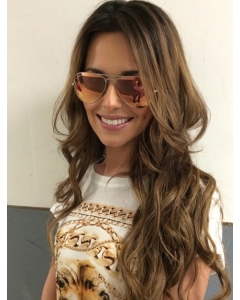 Beautiful Long Wavy Brown Layered Cheryl Cole Inspired Wigs Beautiful Long Wavy Brown Layered Cheryl Cole Inspired Wigs