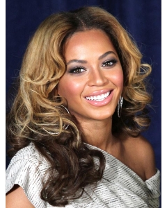 Beyonce Knowles Mature and Genial 100% Human Hair Long Wavy Lace Front Wig about 16 Inches Beyonce Knowles Mature and Genial 100% Human Hair Long Wavy Lace Front Wig about 16 Inches