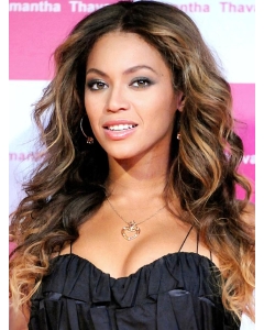Beyonce Knowles High Quality 100% Indian Human Hair Lace Front Long Wavy Wig about 20 inches Beyonce Knowles High Quality 100% Indian Human Hair Lace Front Long Wavy Wig about 20 inches