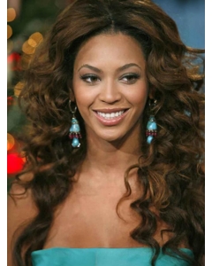 Beyonce Knowles Knock-out 100% Human Hair Long Wavy Full Lace Human Hair Wig about 22 Inches Beyonce Knowles Knock-out 100% Human Hair Long Wavy Full Lace Human Hair Wig about 22 Inches
