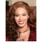 Beyonce Knowles Classic and Glamorous Human Hair Long Bouncy Spiral-curly Lace Front Wig about 16 Inches
