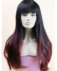 Affordable 24 Inch wavy Lace Front 100% Remy Hair Ombre Wigs Affordable 24 Inch wavy Lace Front 100% Remy Hair Ombre Wigs
