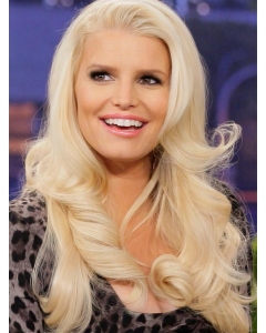 Chic 100% human hair long choppy layered wavy lace wig about 20 inches Chic 100% human hair long choppy layered wavy lace wig about 20 inches