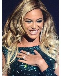 Charming Beyonce 22Inches Wave Remy Human Hair Lace Wig Charming Beyonce 22Inches Wave Remy Human Hair Lace Wig