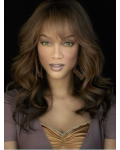 Tyra Banks Natural Beauty Pure Long Body-wave Style Glueless Lace Front Human Hair Wig 18 inches Tyra Banks Natural Beauty Pure Long Body-wave Style Glueless Lace Front Human Hair Wig 18 inches