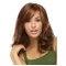 No-fuss Brown Wavy Long Synthetic Wigs