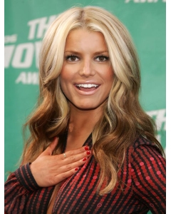 Retro long layered wavy lace front human hair wig about 18 inches Retro long layered wavy lace front human hair wig about 18 inches