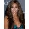 Beyonce Knowles Elegant Asian-style 100% Human Hair Long Wavy Glueless Lace Front Wig about 24 Inches