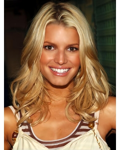 Jessica Simpson perfectly designed long layered wavy glueless lace front wig about 16 inches Jessica Simpson perfectly designed long layered wavy glueless lace front wig about 16 inches