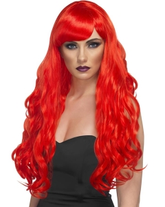 Sexy 24 Inches Long Wavy Lace Front Red Synthetic Wigs Sexy 24 Inches Long Wavy Lace Front Red Synthetic Wigs