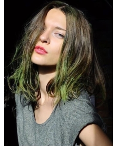 16" Wavy Long Lace Front Two Tone Wigs 16" Wavy Long Lace Front Two Tone Wigs