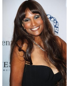 Beverly Johnson Extra long Body Wave Style Lace Front Wig 24 Inches with Bangs Beverly Johnson Extra long Body Wave Style Lace Front Wig 24 Inches with Bangs