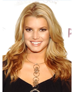 Jessica Simpson Classically Beautiful 100% Human Remy Hair Long Layered Wavy Lace Front Wig about 18 Inches Jessica Simpson Classically Beautiful 100% Human Remy Hair Long Layered Wavy Lace Front Wig about 18 Inches