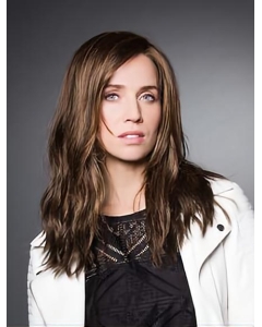 Monofilament 14" Wavy Synthetic Long Brown Without Bangs Wigs Cancer Patients Monofilament 14" Wavy Synthetic Long Brown Without Bangs Wigs Cancer Patients