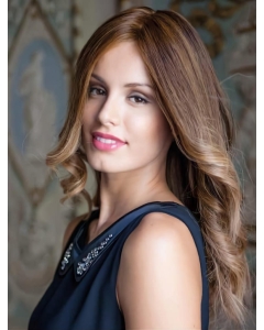 100% Hand-tied 18" Curly Long Wig Human Hair 100% Hand-tied 18" Curly Long Wig Human Hair