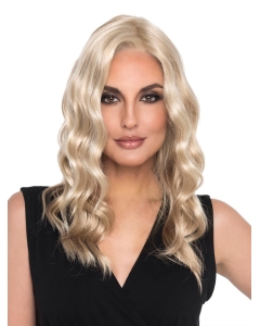 16" Curly Blonde Monofilament Wig Without Bangs 16" Curly Blonde Monofilament Wig Without Bangs