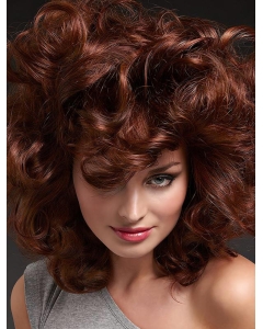 Perfect Auburn Long Curly Layered Beautiful Wigs Perfect Auburn Long Curly Layered Beautiful Wigs