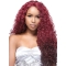 24" Curly Long Lace Front Ombre Wigs