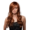 Comfortable Curly Auburn With Bangs New Design Wigs