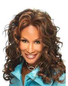 Beverly Johnson Beauty Queen Mid-length Curly Lace Human Hair Wig Beverly Johnson Beauty Queen Mid-length Curly Lace Human Hair Wig